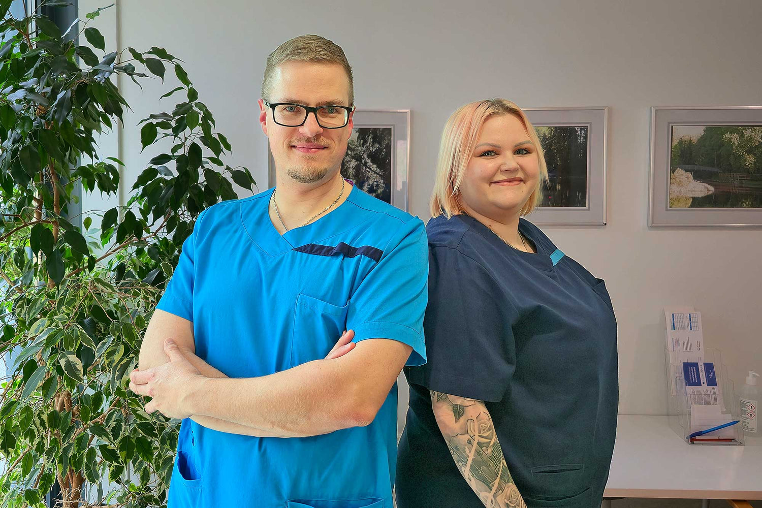 Ilkka Aahos ja Nina Väisänen