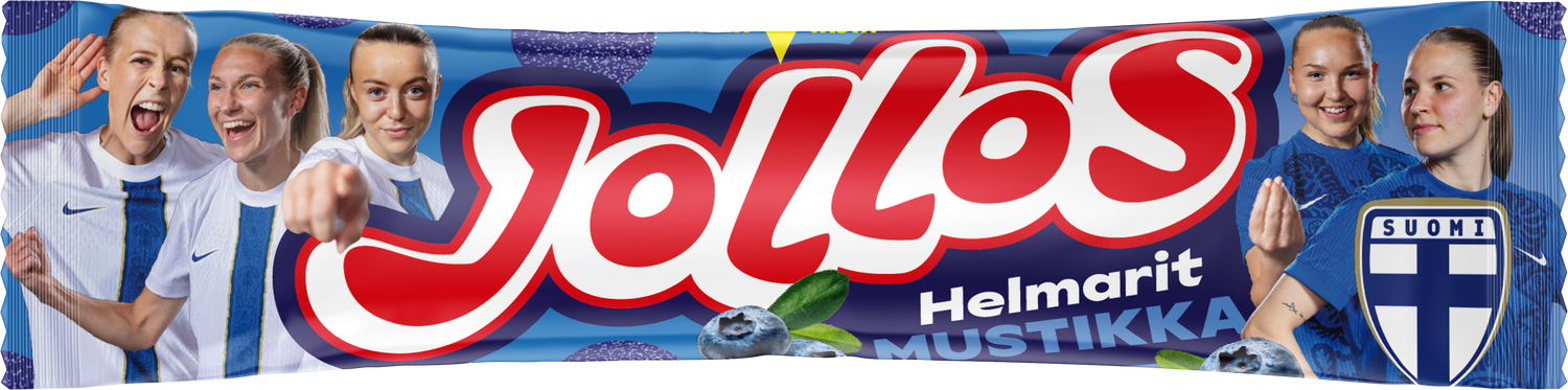 Jollos Energy Chews - Huuhkajat & Helmarit Blåbär 52g