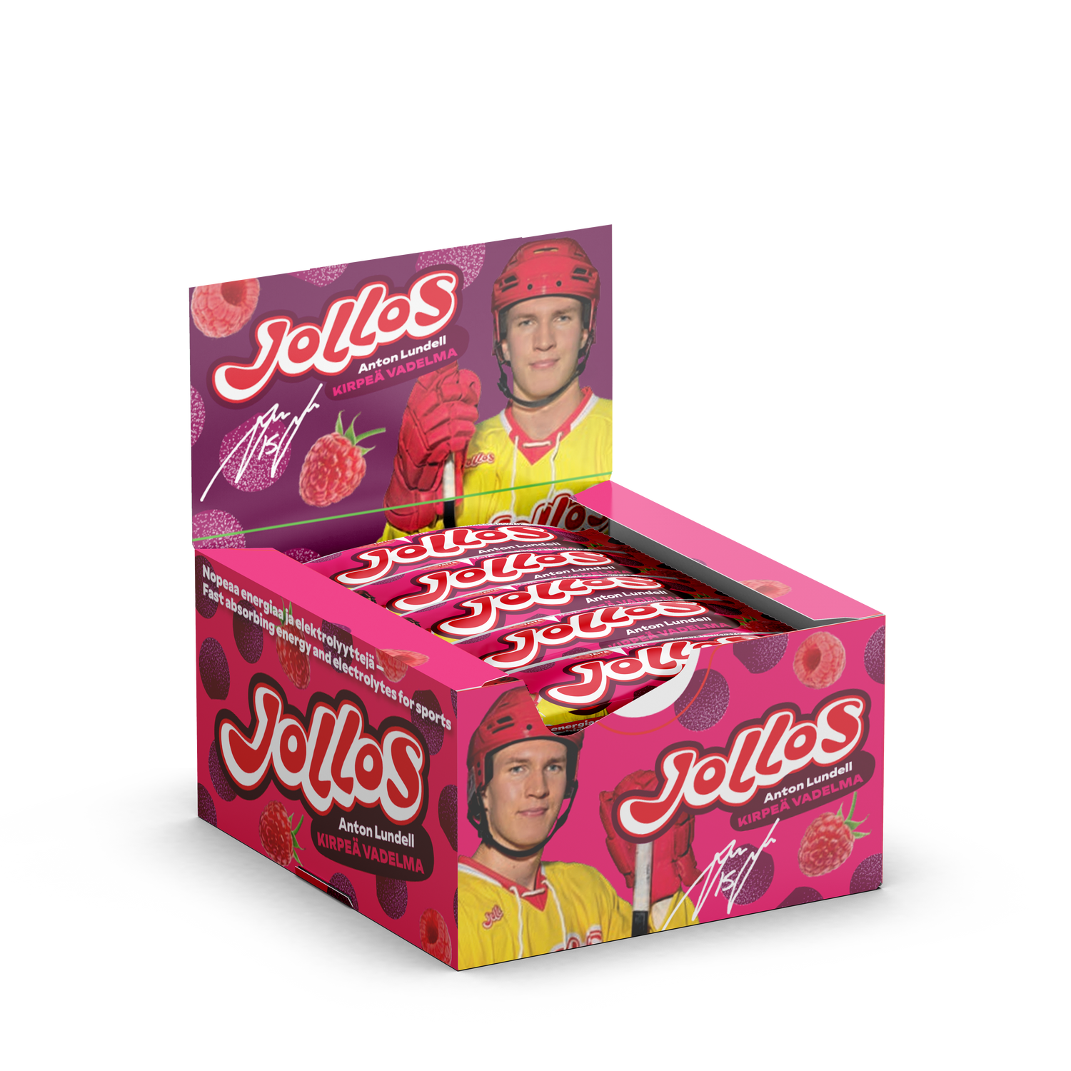 Jollos Energy Chews - Anton Lundell Sour Raspberry
