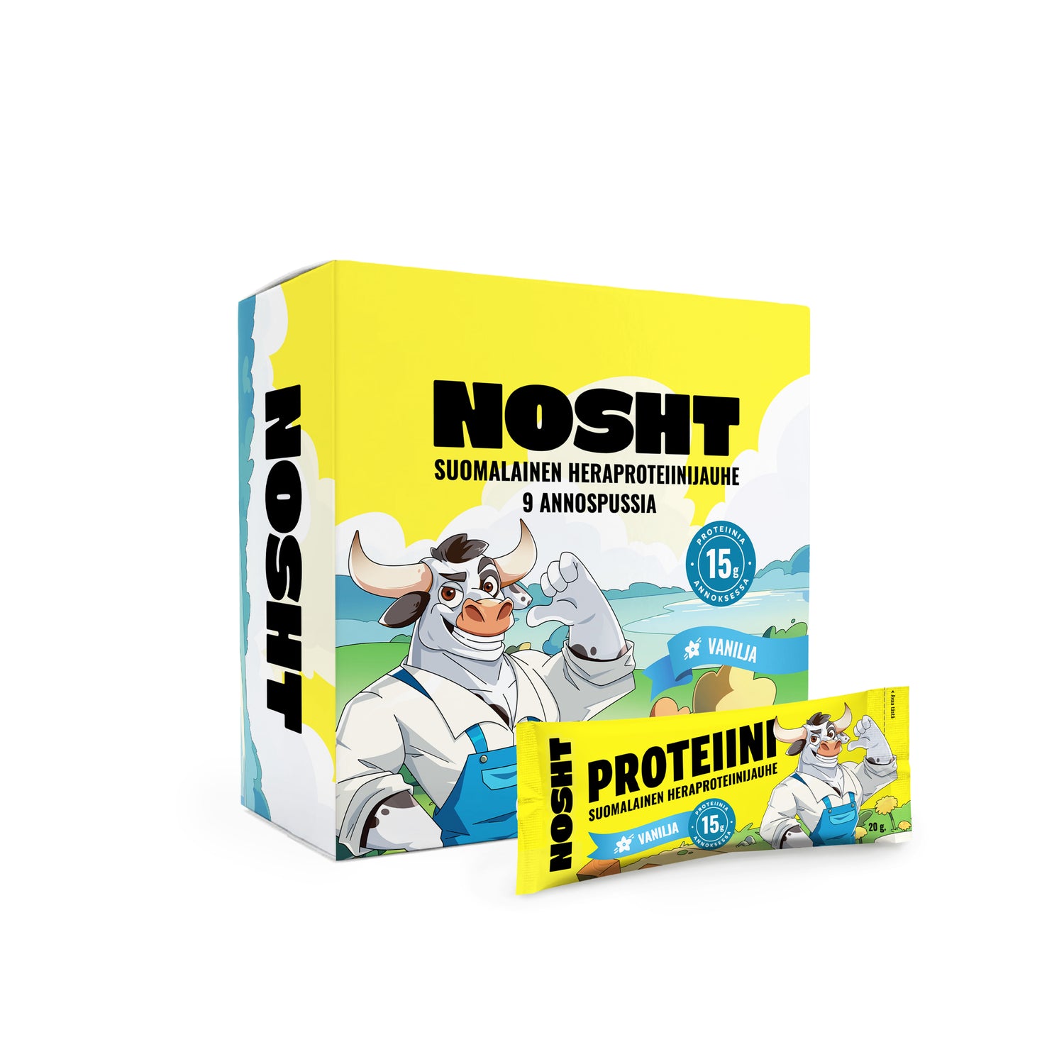 Finskt Vassleprotein – 9 x portionspåsar
